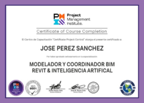 Certificate Project Control